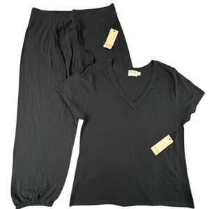 NWT | Nation LTD | Pajama Set | Black |‎ Large